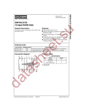 DM74ALS133N datasheet  